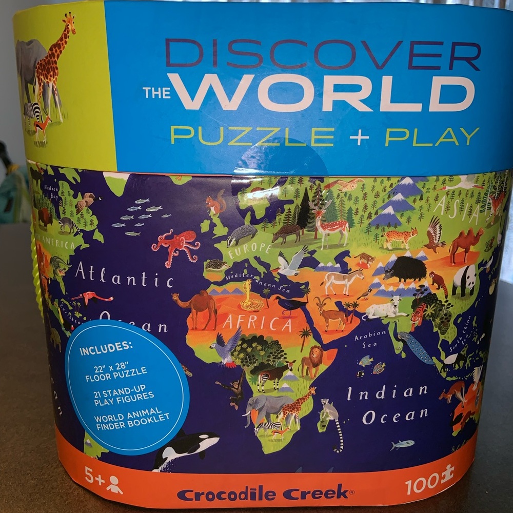 🧩 100 pc Discover the World 🌎 Puzzle 🧩 & Play